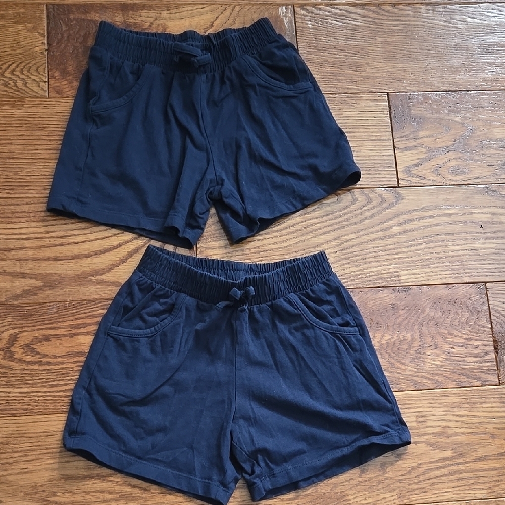 Tag Navy Blue Elastic Shorts